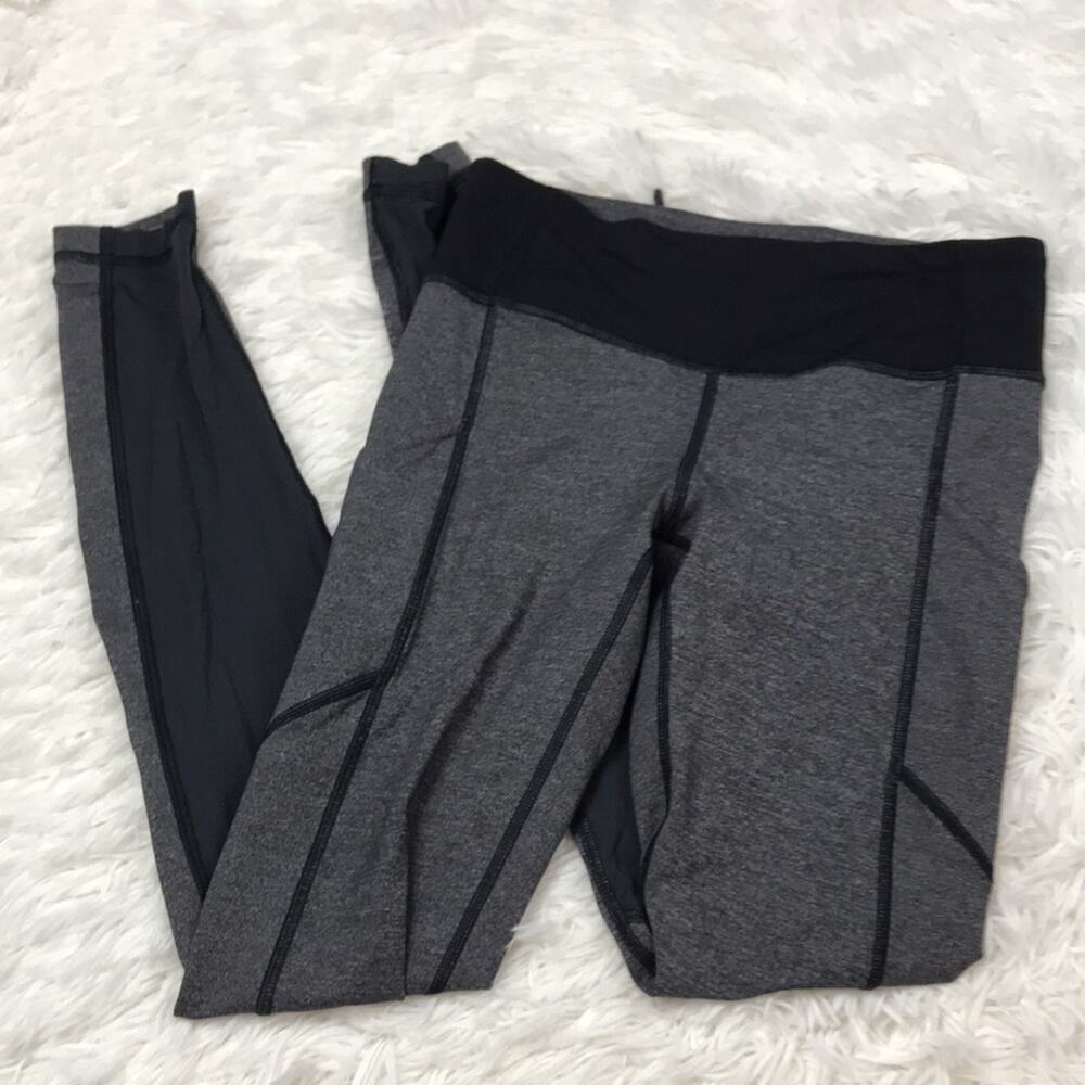 Lululemon Speed Tight V Heathered Black Deep Coal